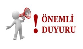  ÖNEMLİ DUYURU!